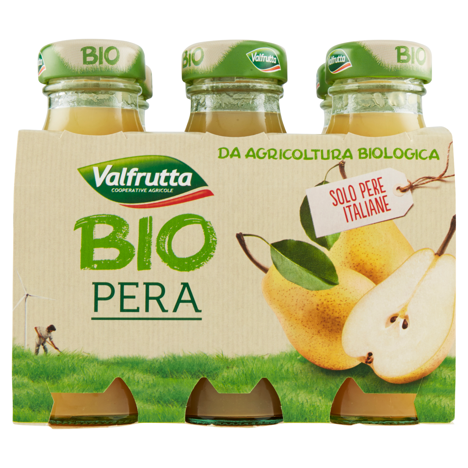 VALFRUTTA SUCCO ORGANIC PERA 125mlX6 (8 in a box)