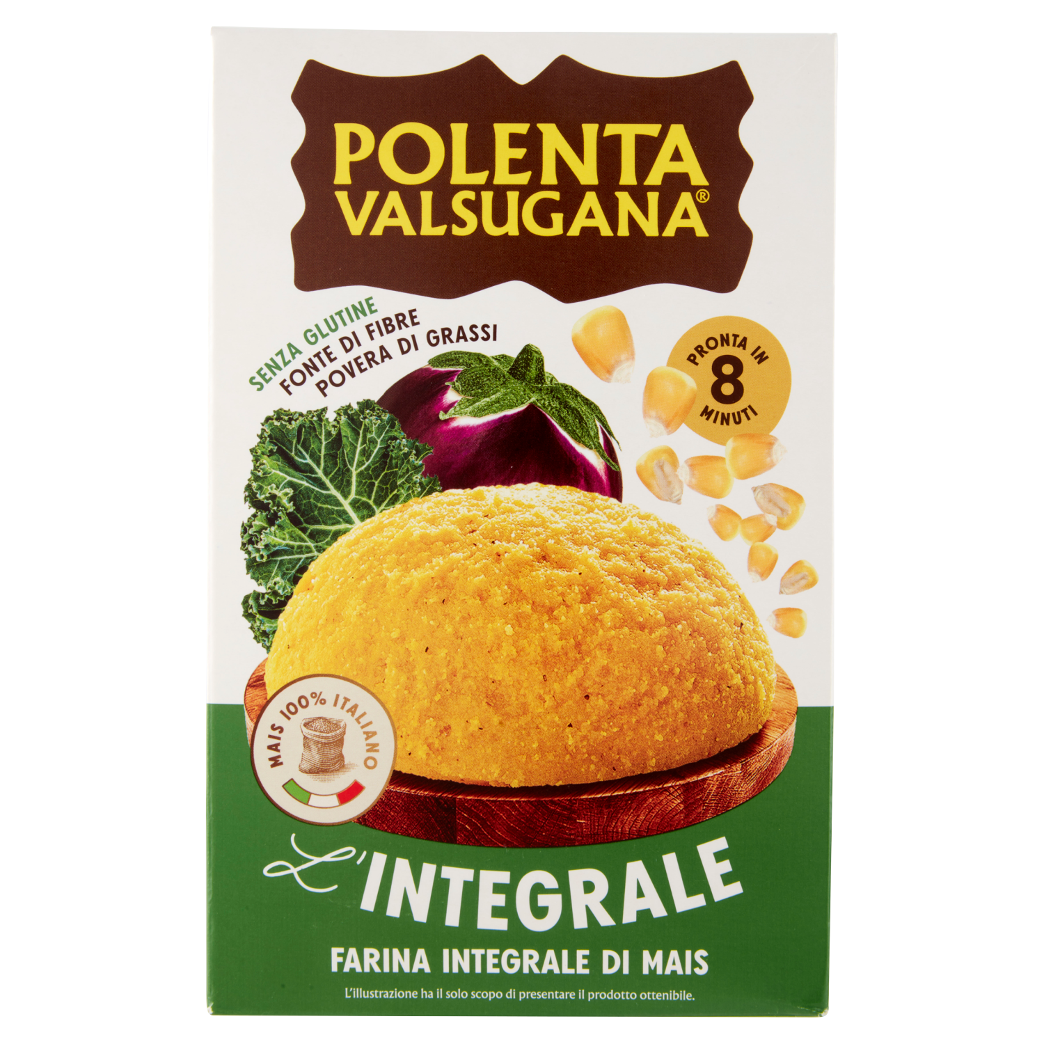 VALSUGANA POLENTA INTEGRALE 330g (12 in a box)