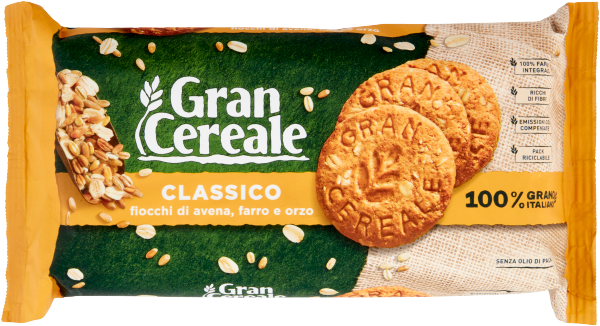 GRAN CEREALE BISCOTTI CLASSICI X2 500g (9 in a box)
