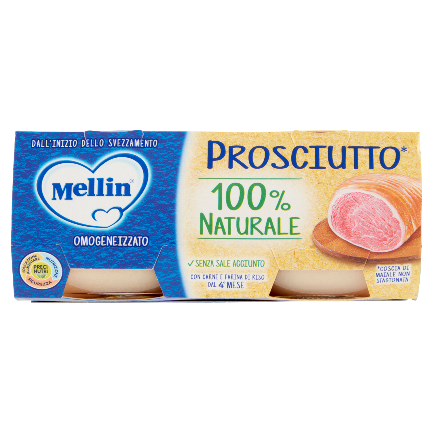 MELLIN OMOGENEIZZATO SPIGOLA 80gx2 160g (12 in a box)