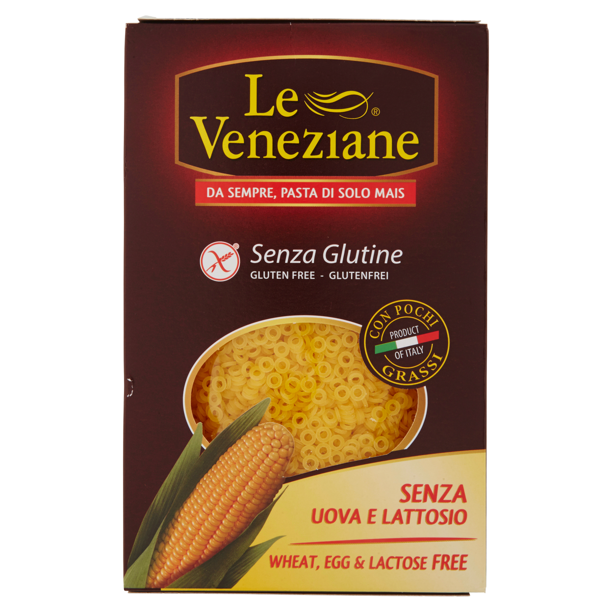 VENEZIANE PASTA ANELLINI DI MAIS 250g (12 in a box)