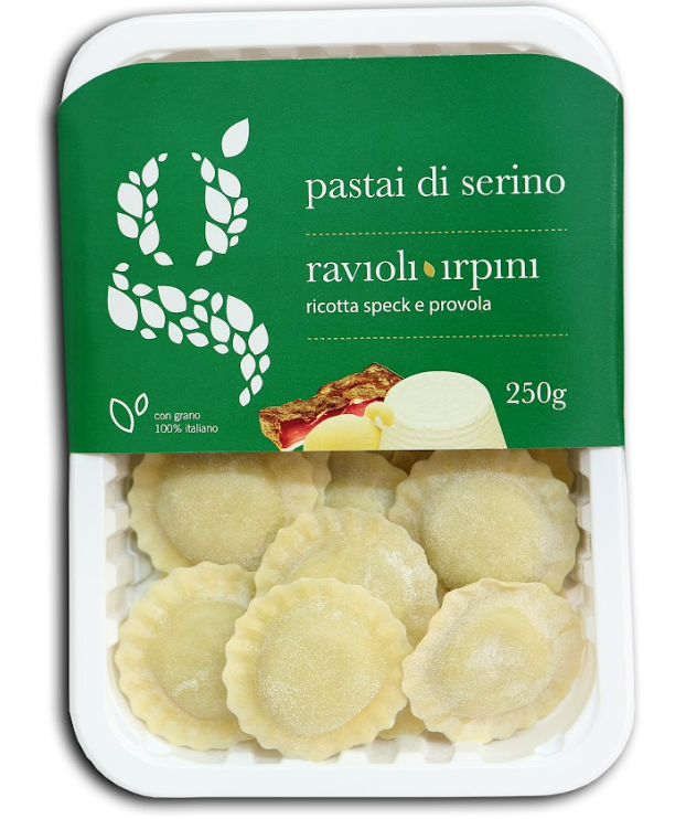 GRAZIANO RAVIOLI RICOTTA E SPECK 250g (6 in a box)