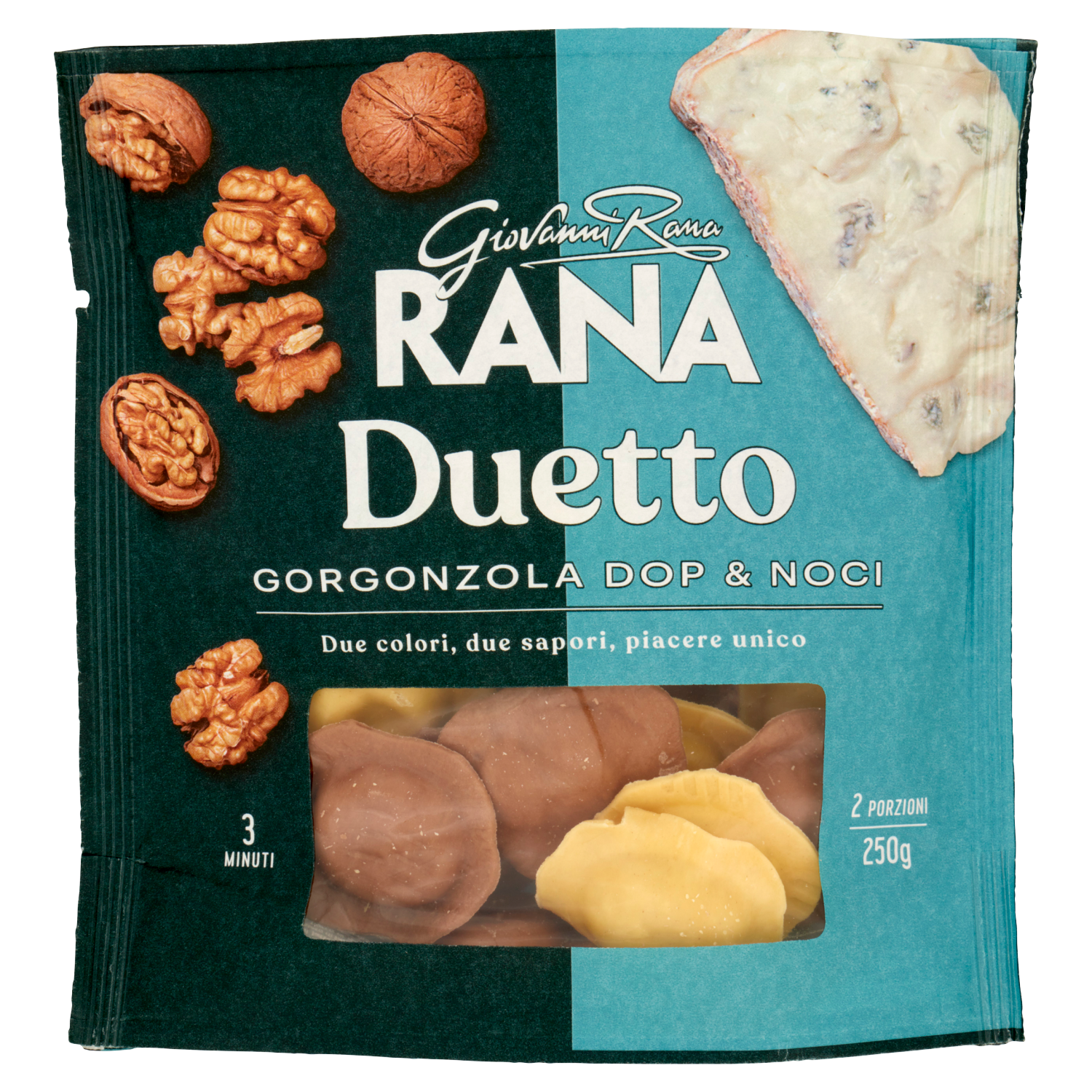 RANA DUETTO NOCI E GORGONZOLA 250g (4 in a box)