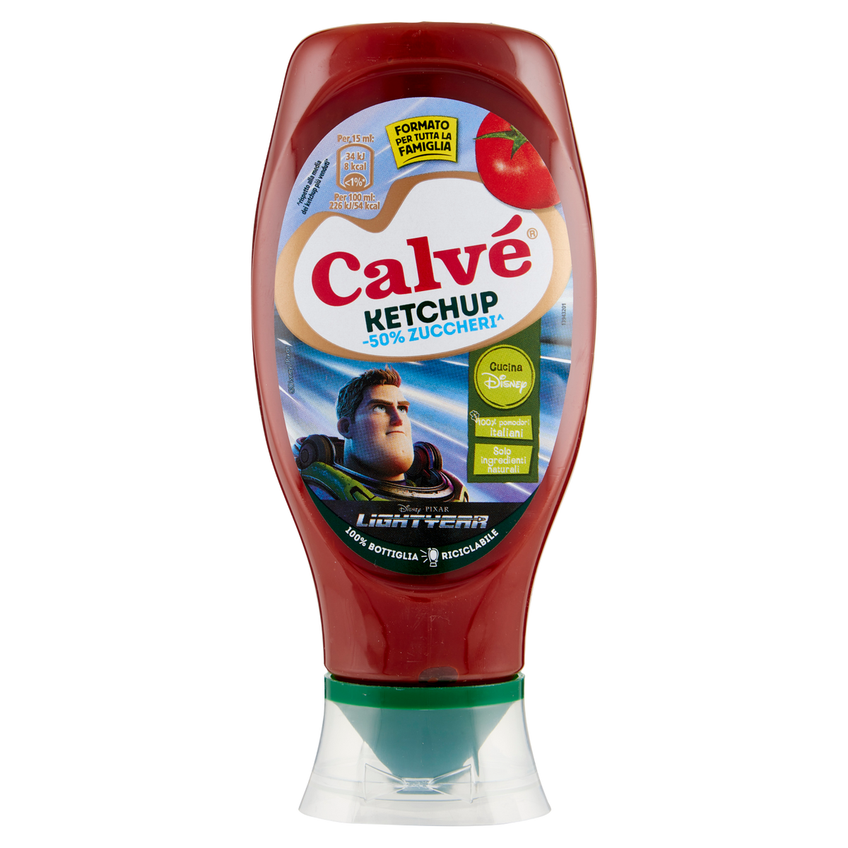 CALVE' KETCHUP KIDS MENO 50% ZUCCHERI 460g (12 in a box)