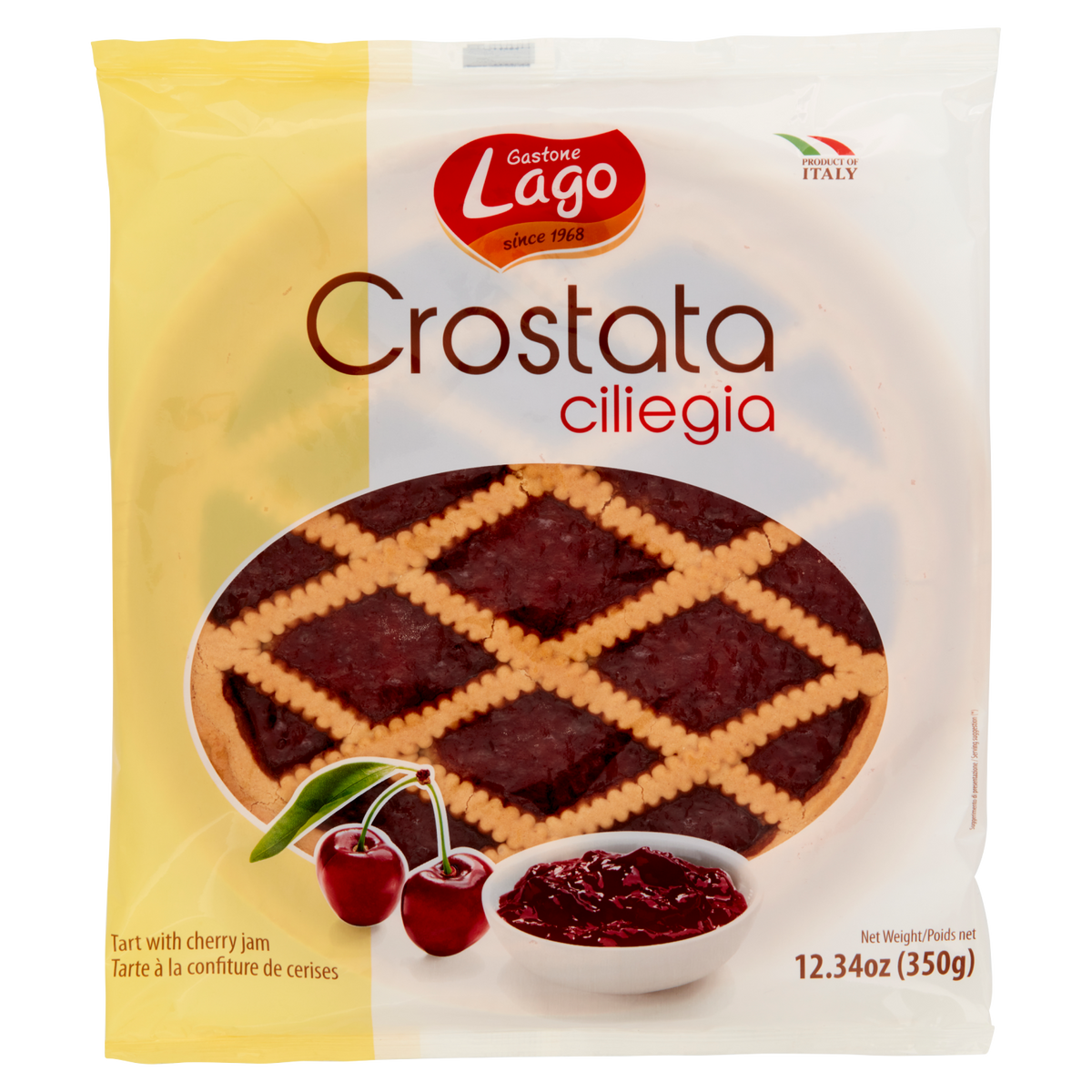 LAGO CROSTATA CILIEGIA 350g (12 in a box)