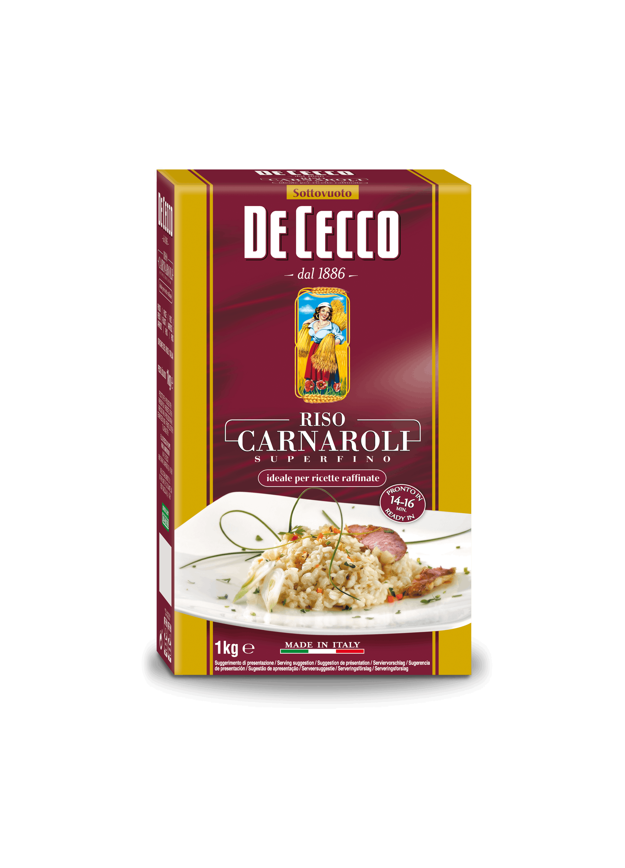 DE CECCO RISO CARNAROLI 1kg (12 in a box)