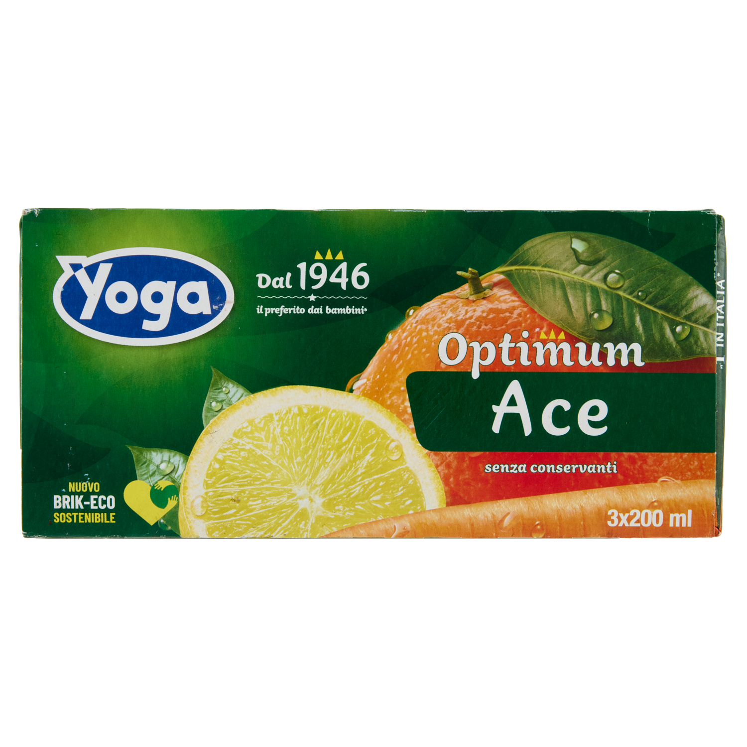 YOGA BRIK ACE 200X3 600ml (8 in a box)