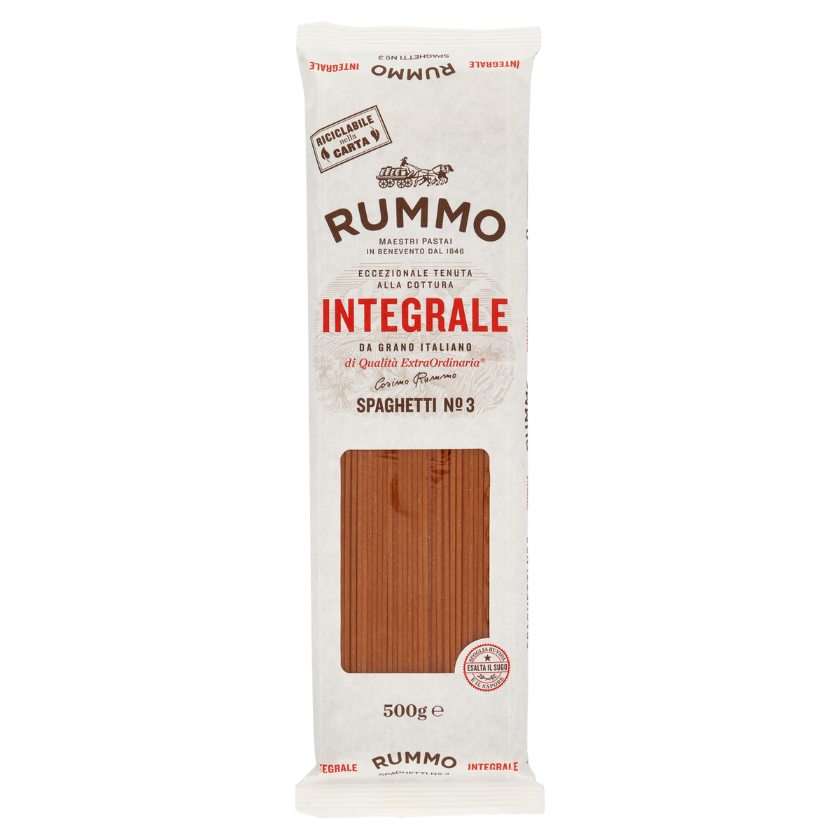 RUMMO SPAGHETTI INTEGRALI 500g (24 in a box)