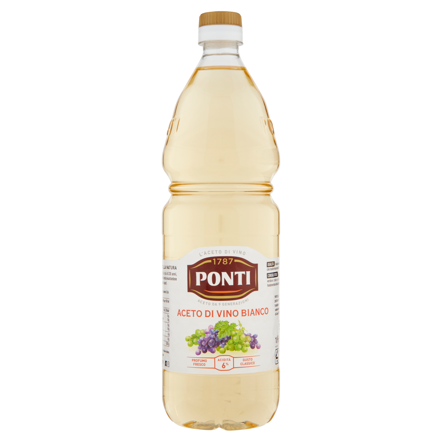 PONTI ACETO BIANCO 1lt (12 in a box)
