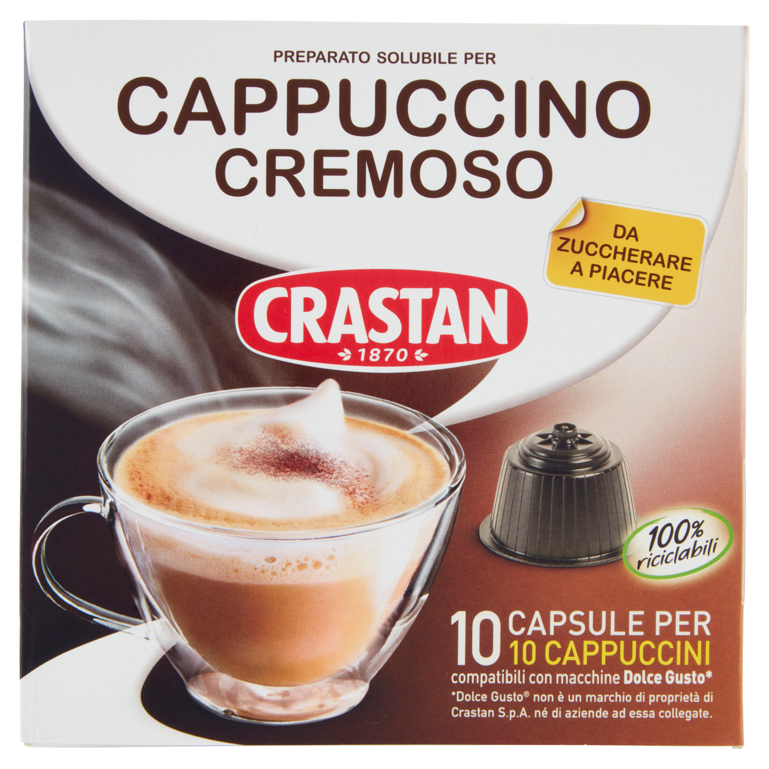 CRASTAN CAPPUCCINO CAPSULE X10 140s (8 in a box)