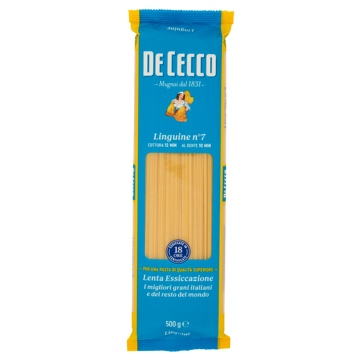 DE CECCO PASTA DI SEMOLA LINGUINE N°7 500g (24 in a box)