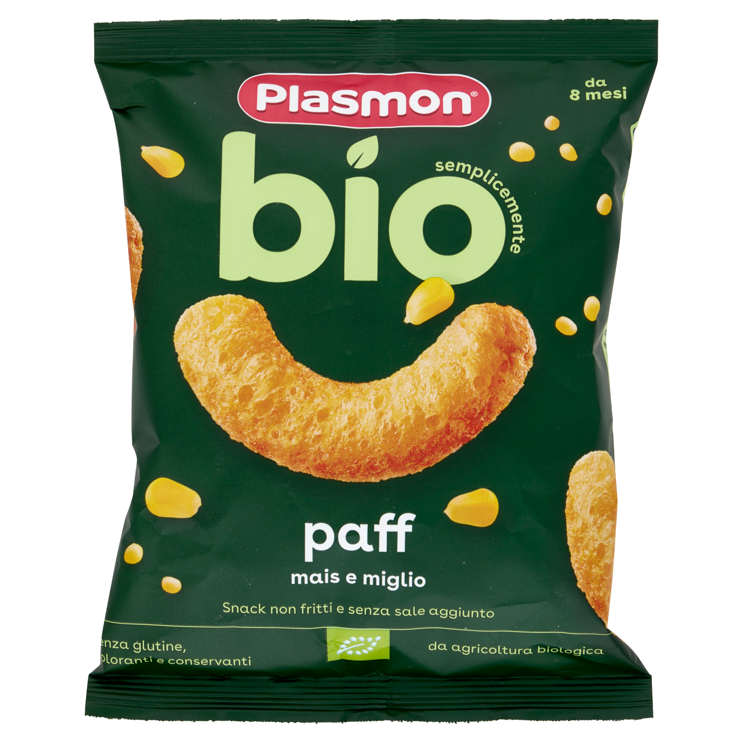 PLASMON PAFF MAIS E MIGLIO organic 15g (5 in a box)