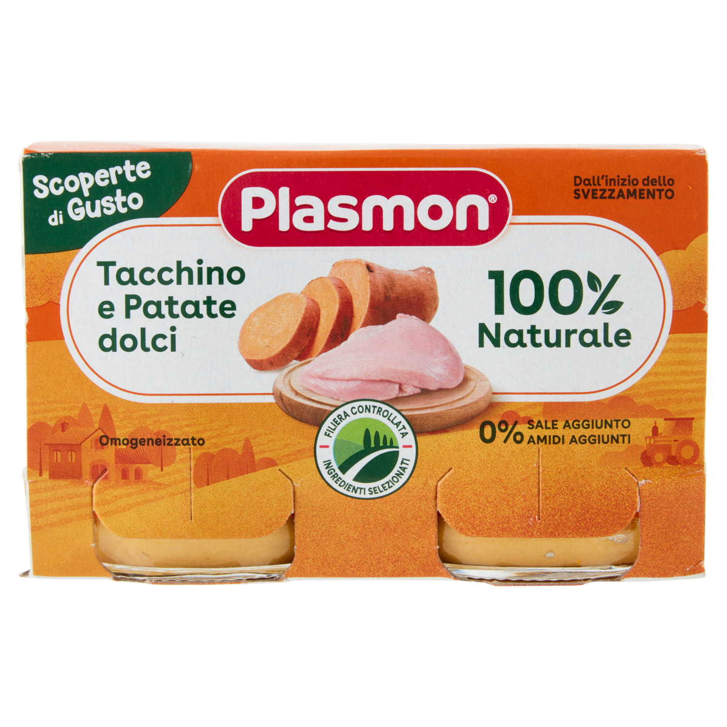 PLASMON TACCHINO PATATA 120gX2 240g (12 in a box)