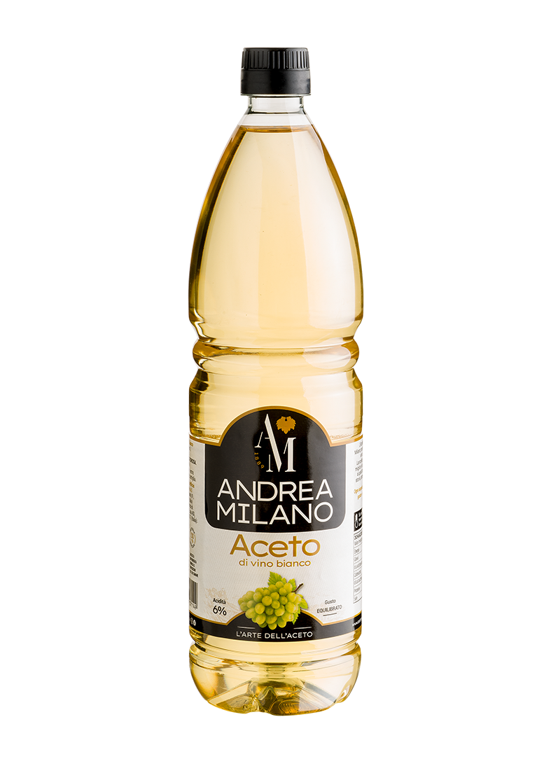 ANDREA MILANO ACETO BIANCO PET 1lt (12 in a box)