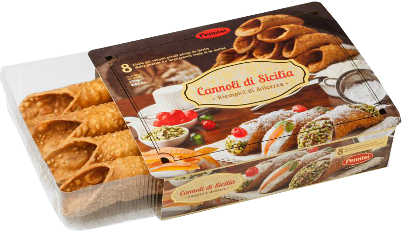 PENNISI CANNOLI GRANDI 250g (10 in a box)