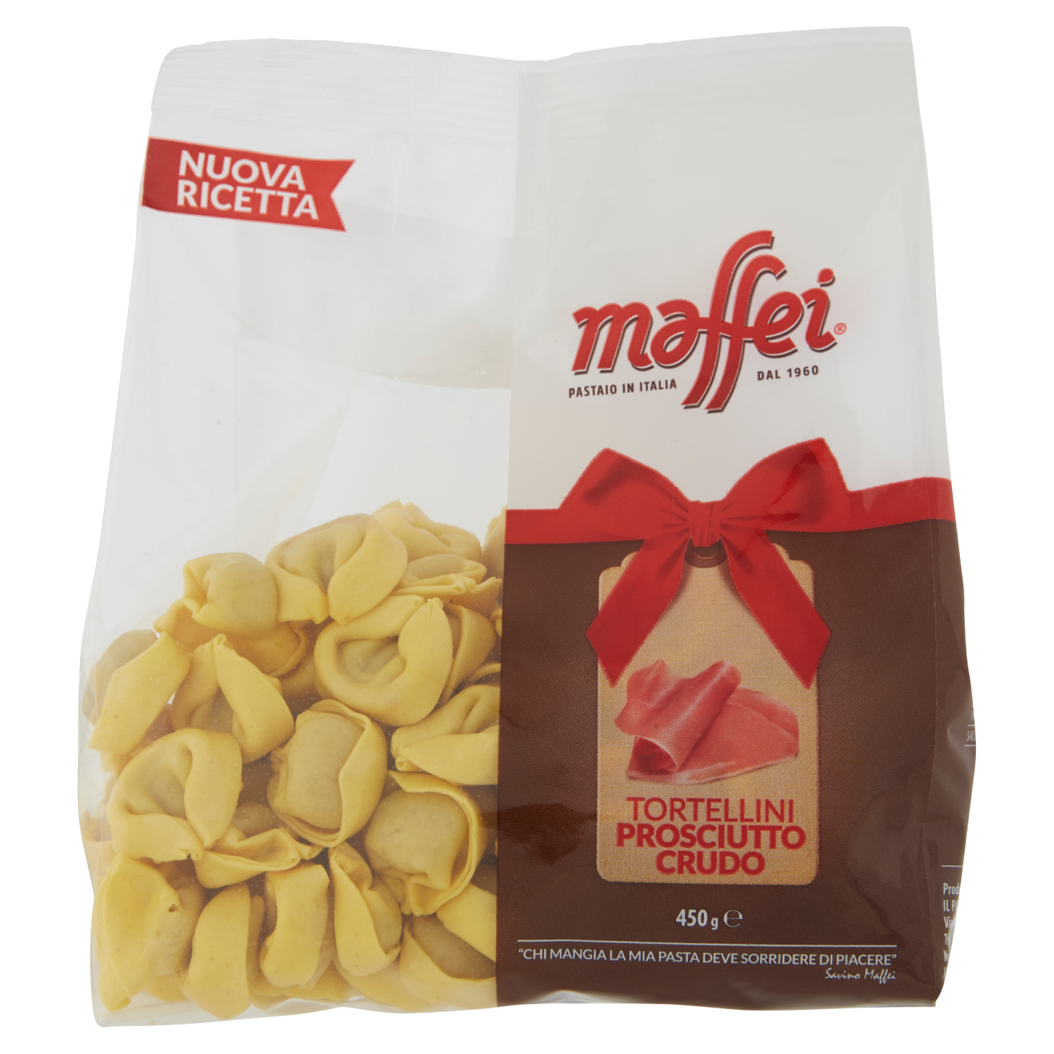MAFFEI TORTELLINI PROSCIUTTO CRUDO 450g (12 in a box)