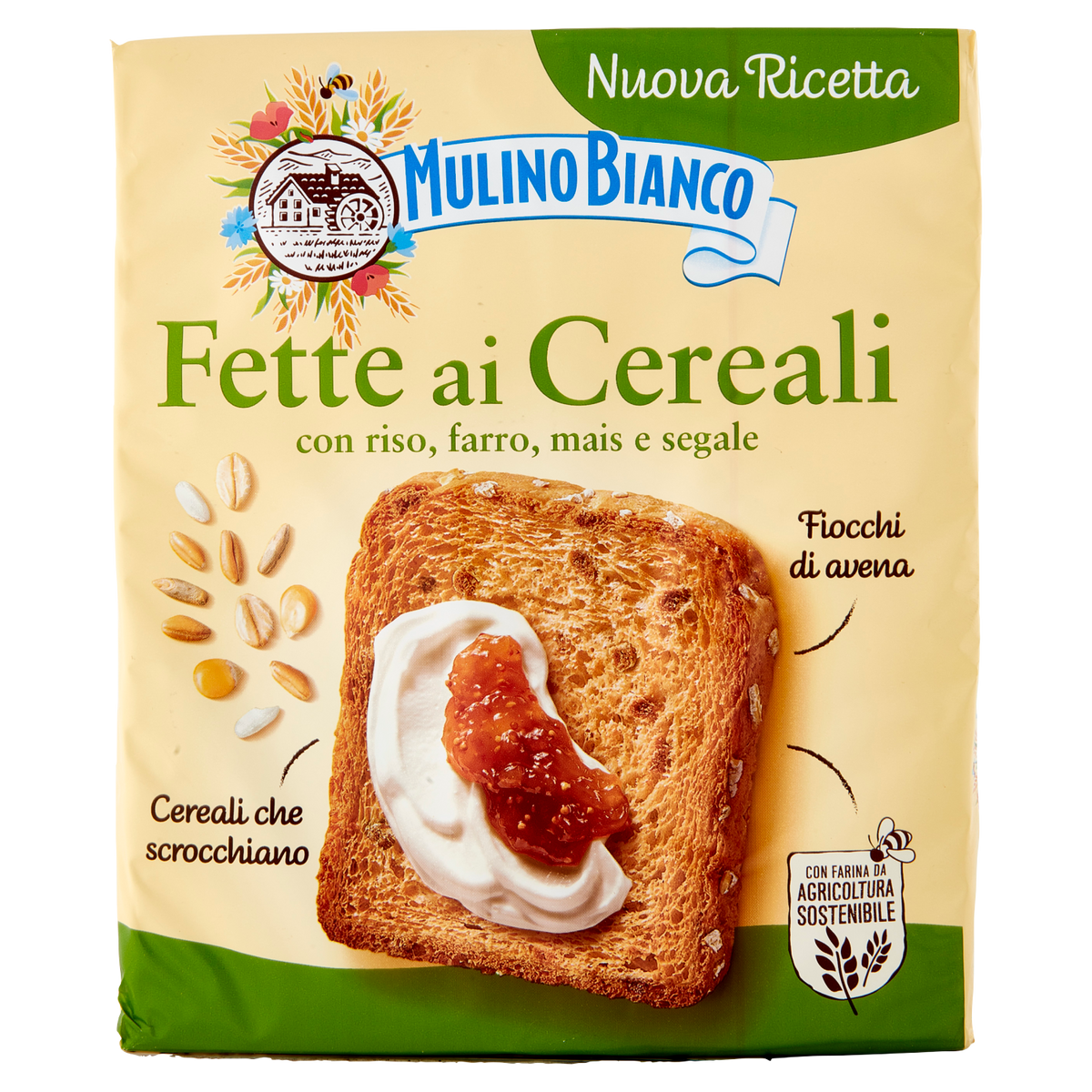 MULINO BIANCO FETTE BISCOTTATE CEREALI 315g (16 in a box)