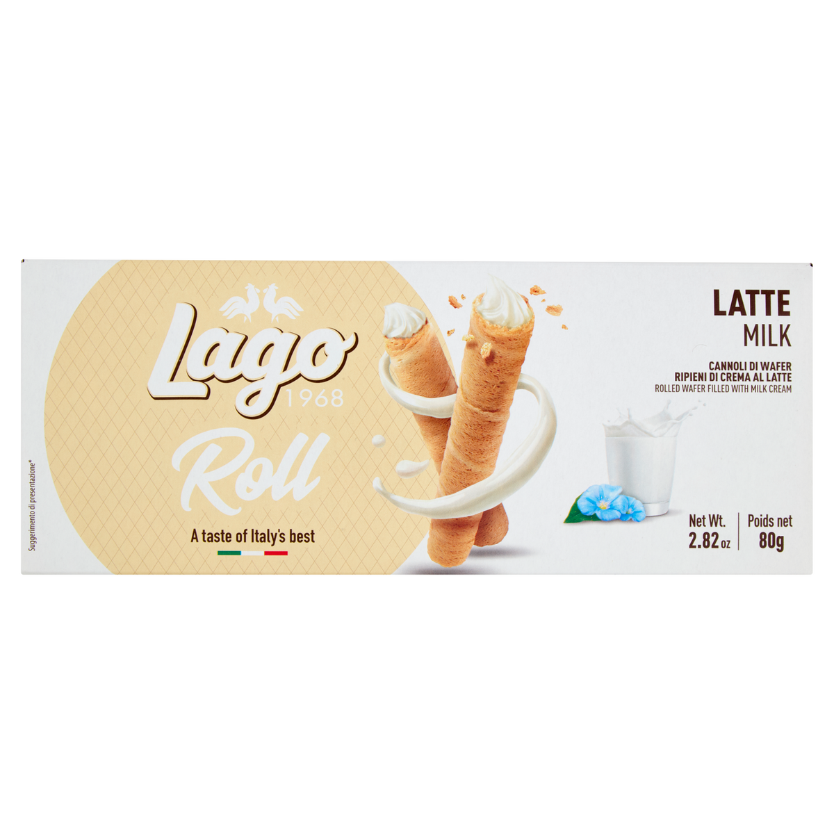 LAGO ROLL LATTE 80g (24 in a box)