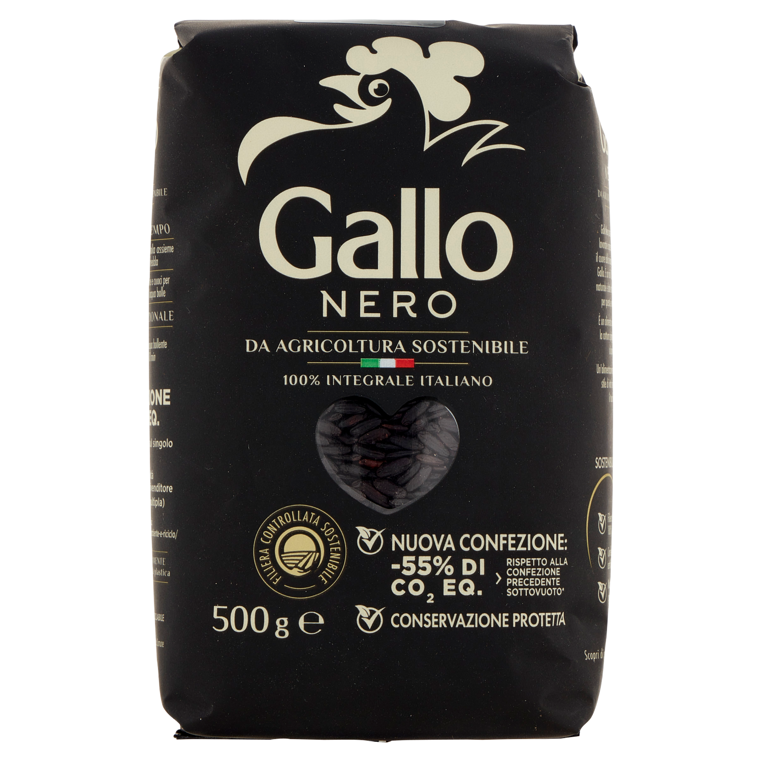 GALLO RISO NERO INTEGRALE 500g (14 in a box)
