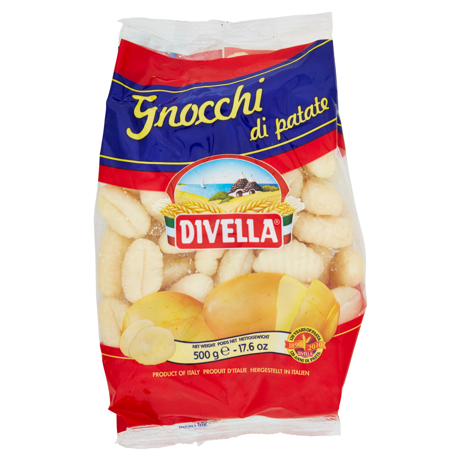 DIVELLA PASTA FRESCA GNOCCHI DI PATATE 500g (12 in a box)