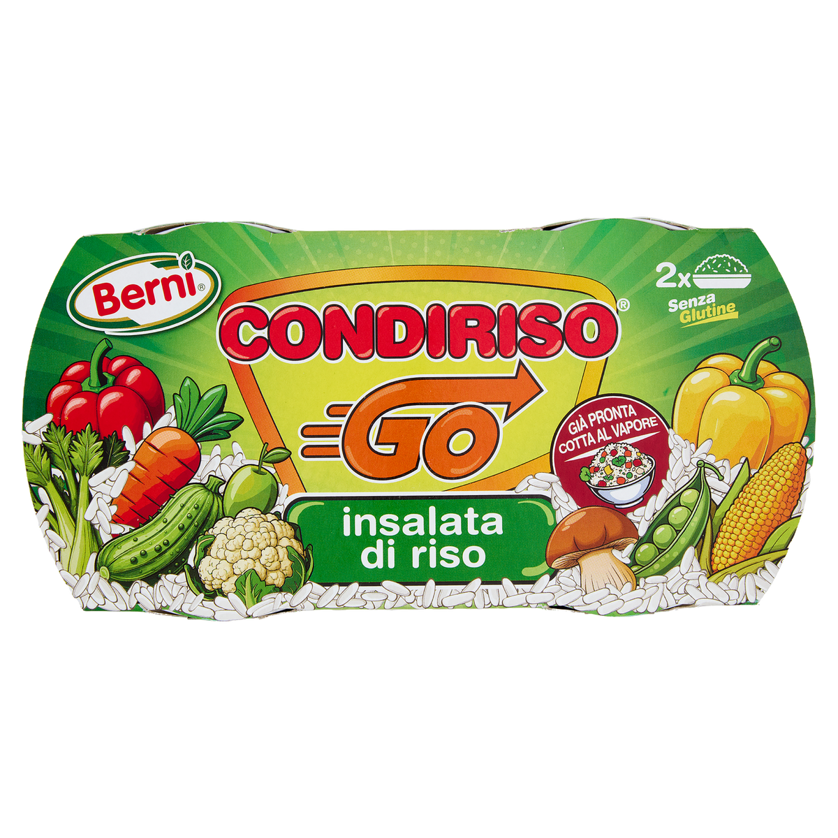 BERNI GO INSALATA RISO GR200X2 400g (6 in a box)