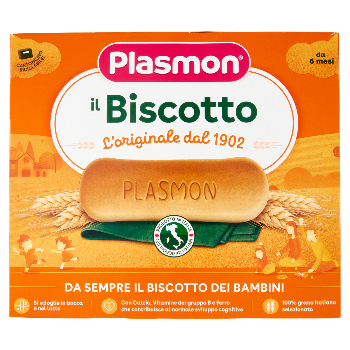 PLASMON BISCOTTI 320g (6 in a box)