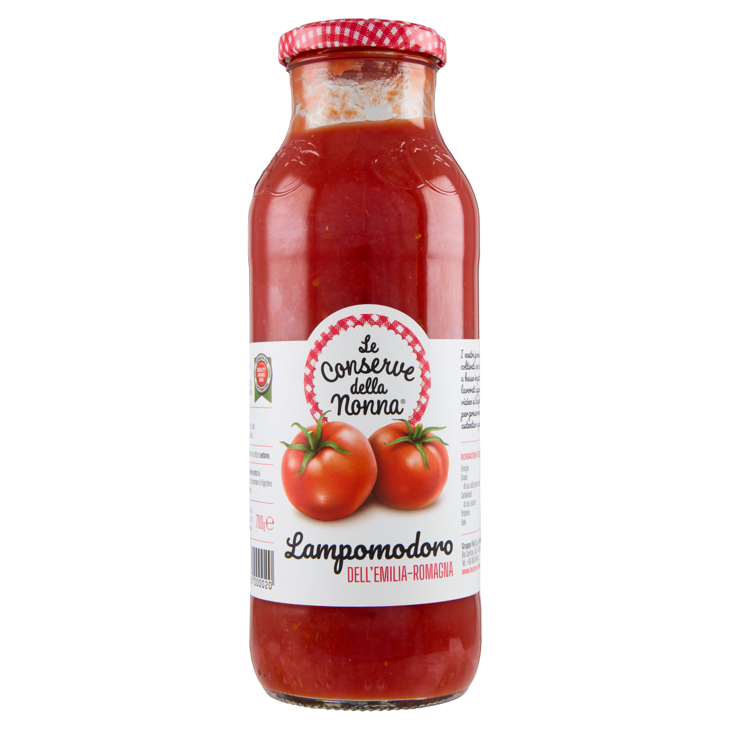 CONSERVE DELLA NONNA LAMPOMODORO 700g (12 in a box)
