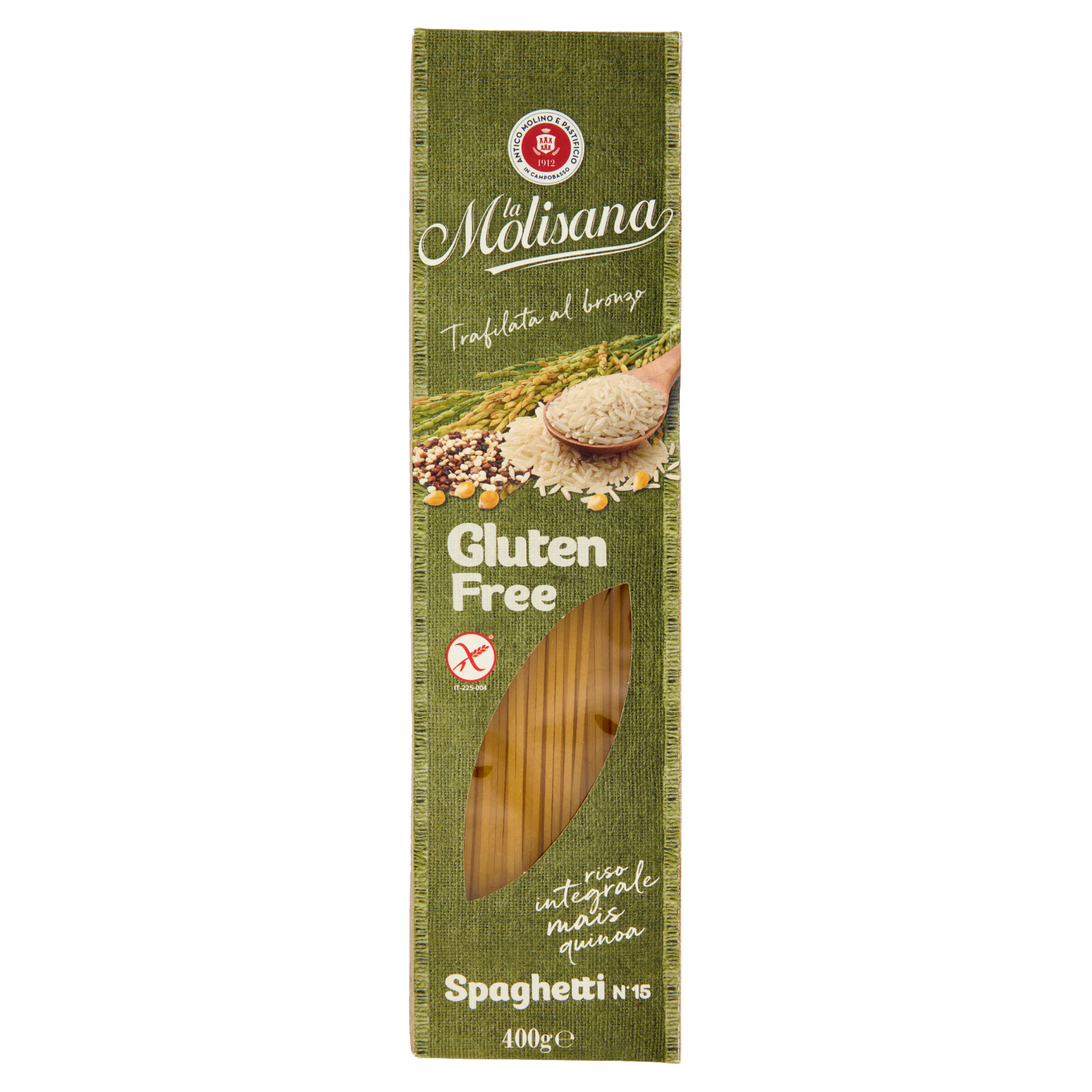 MOLISANA SPAGHETTI GLUTEN-FREE N15 400G (12 in a box)