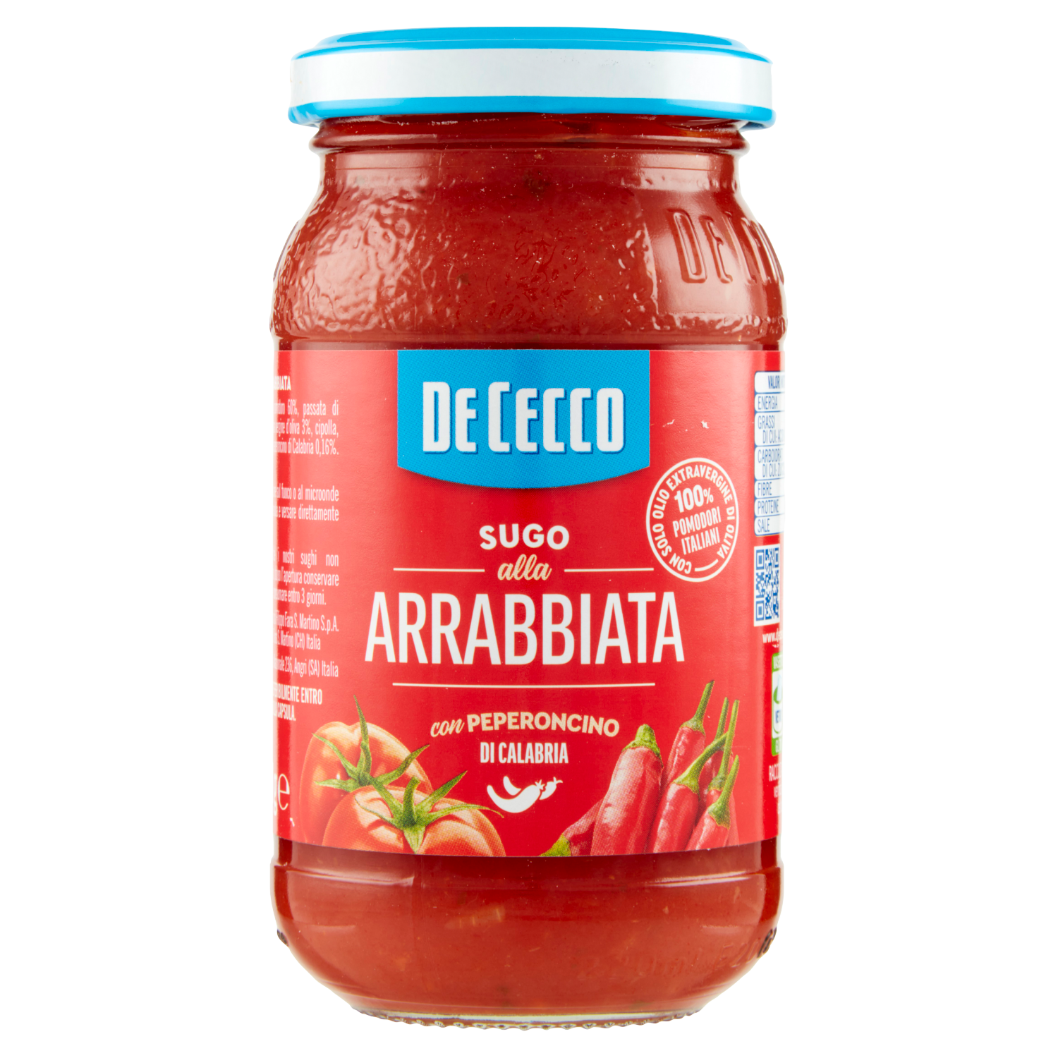 DE CECCO SUGO ARRABBIATA 200g (12 in a box)