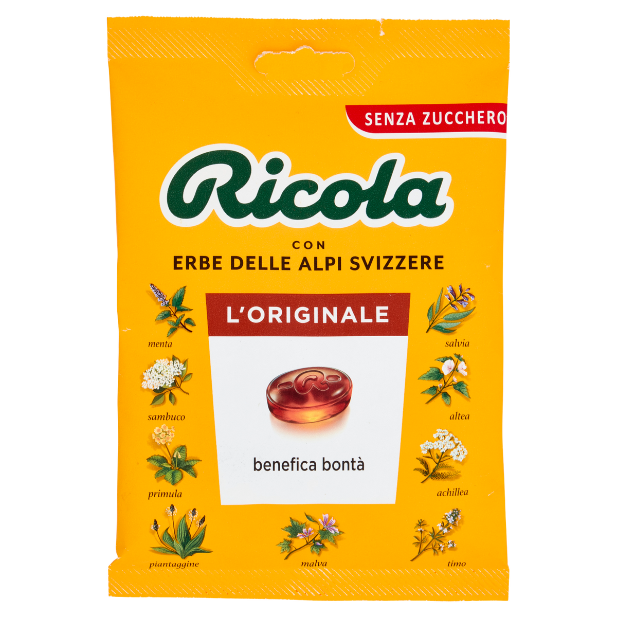 RICOLA CARAMELLE ERBE SVIZZERA 70g (12 in a box)