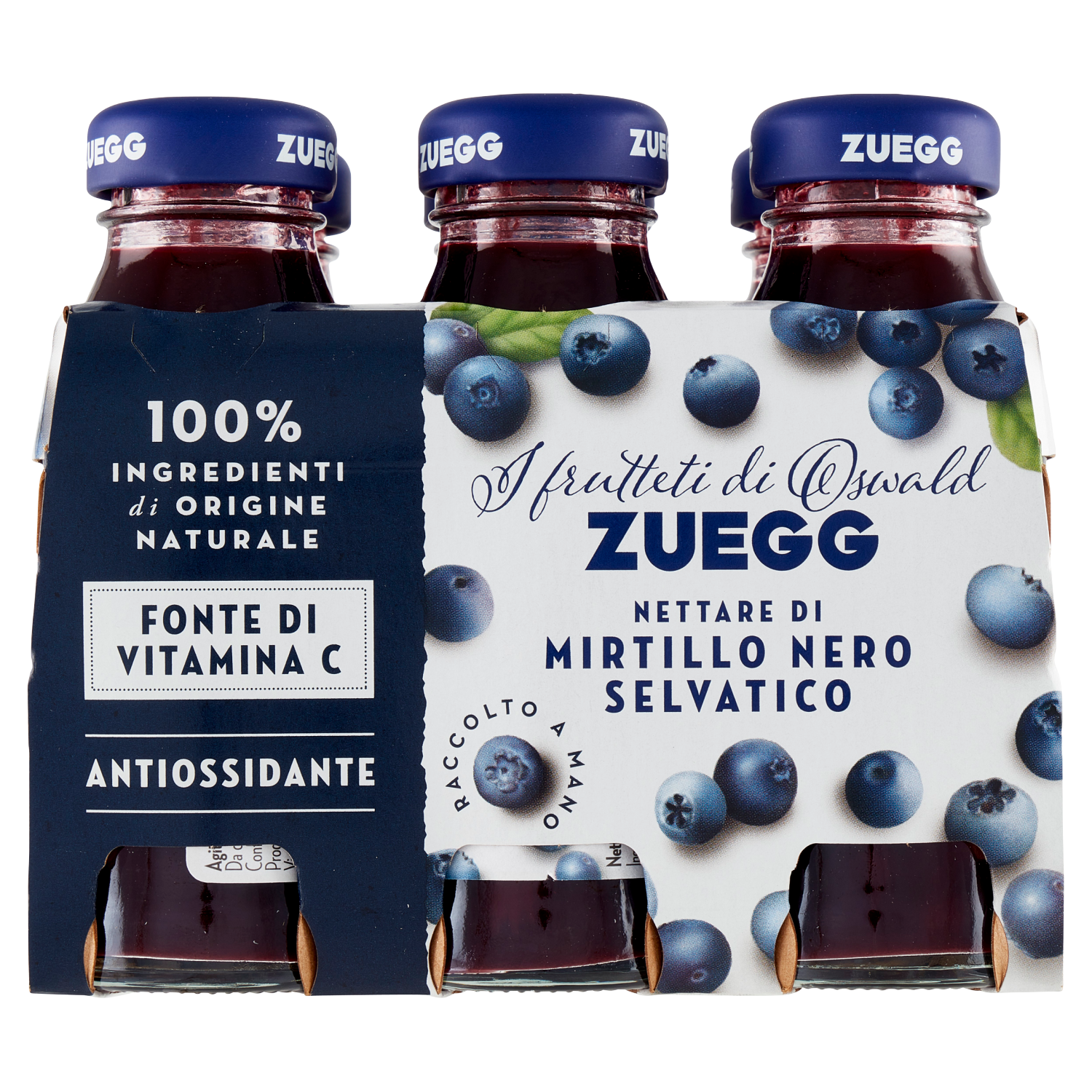 ZUEGG BEVANDA MIRTILLO 125ml x6 750ml (4 in a box)