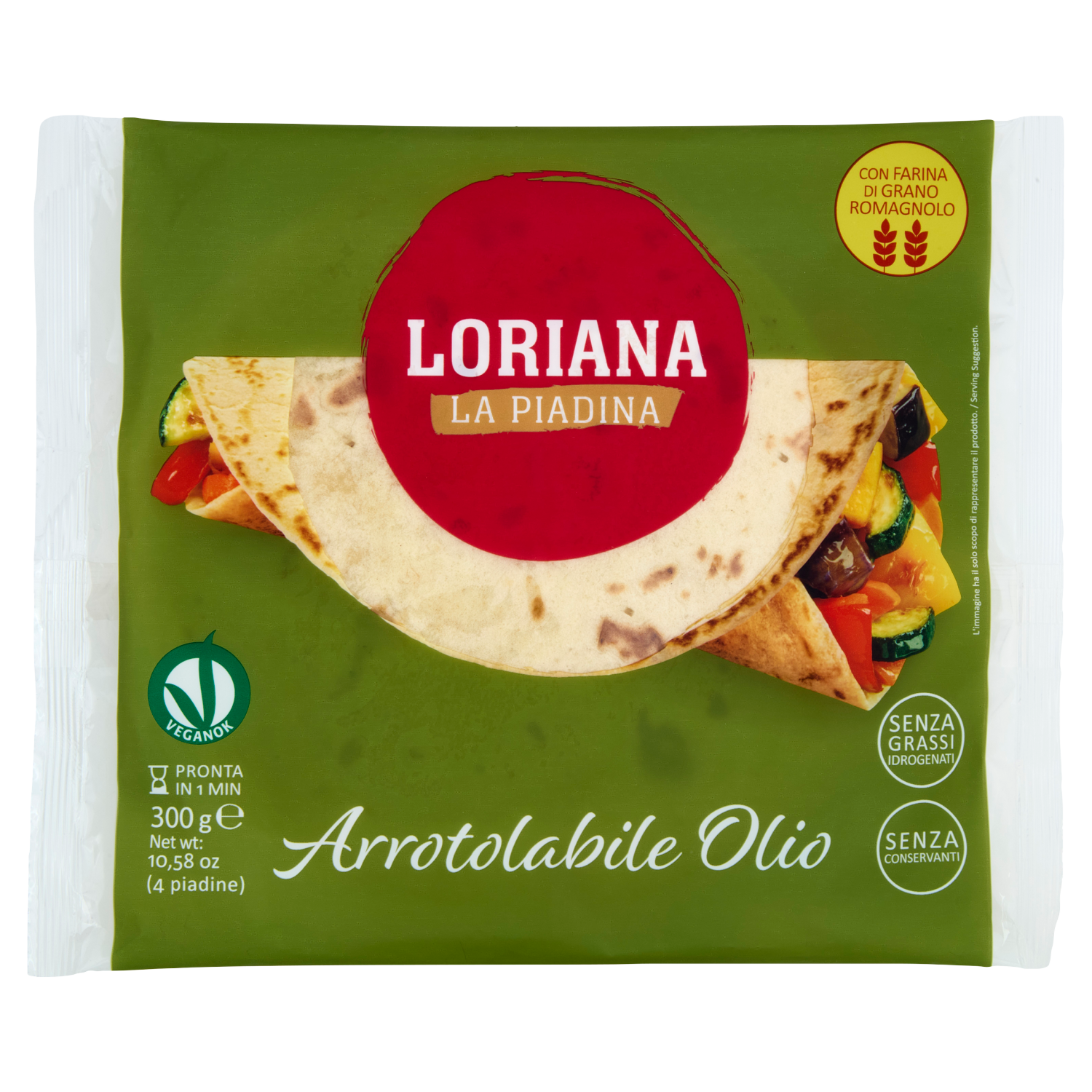 LORIANA PIADA EVO 300g (14 in a box)