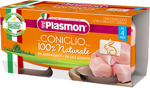 PLASMON OMO CONIGLIO G.80 X2