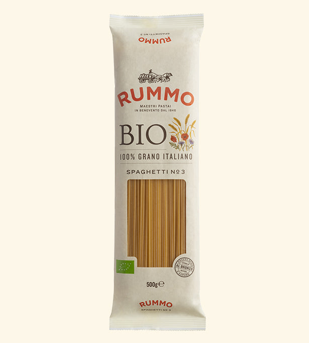 RUMMO SPAGHETTI ORGANIC N.3 500g (24 in a box)