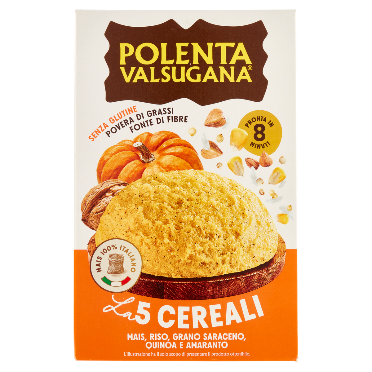 VALSUGANA POLENTA AI 5 CEREALI 350g (12 in a box)