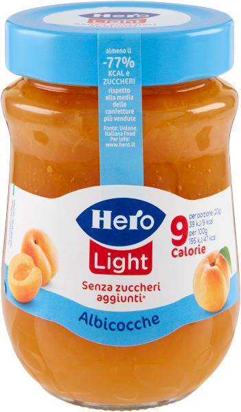 Hero Confettura Albicocca Light Senza Zucchero 280 Gr