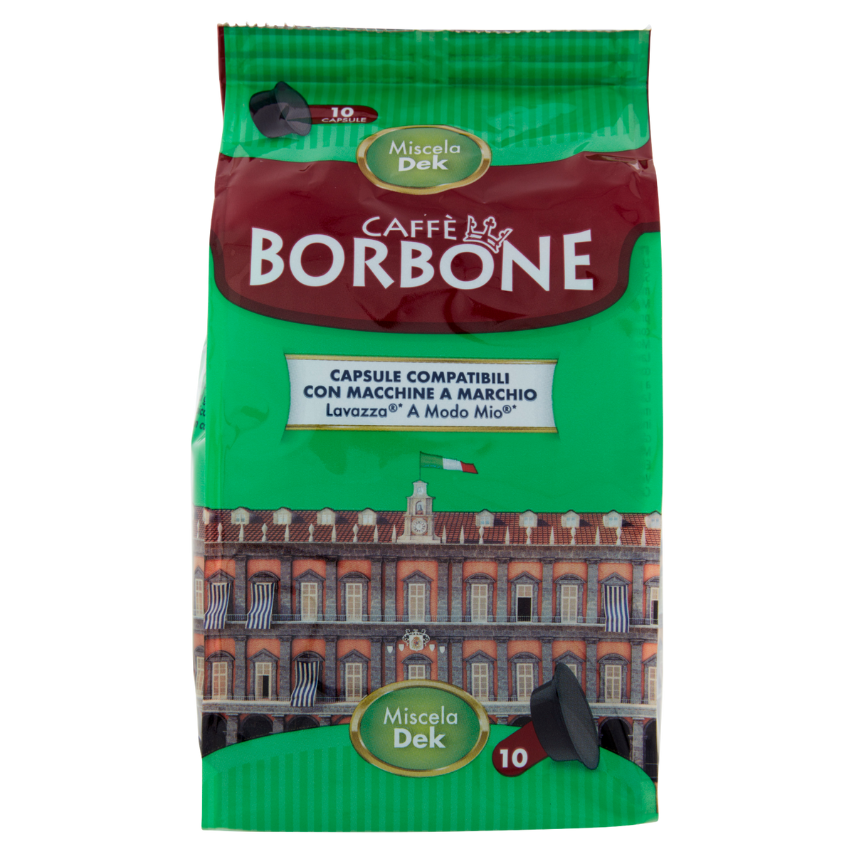 BORBONE DEK A MODO MIO CAPSULE X 10pcs (8 in a box)