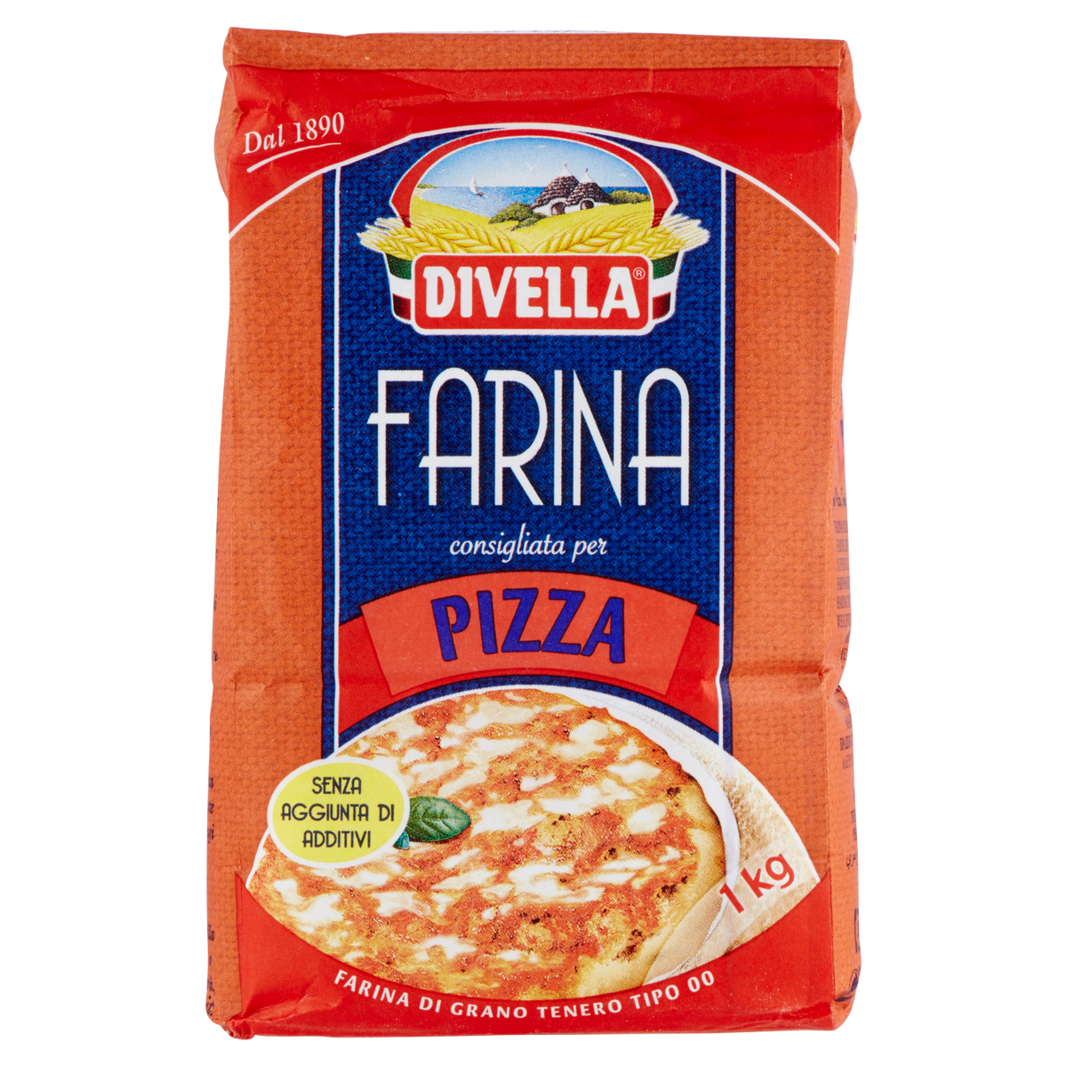 DIVELLA FARINA PER PIZZA 1kg (10 in a box)