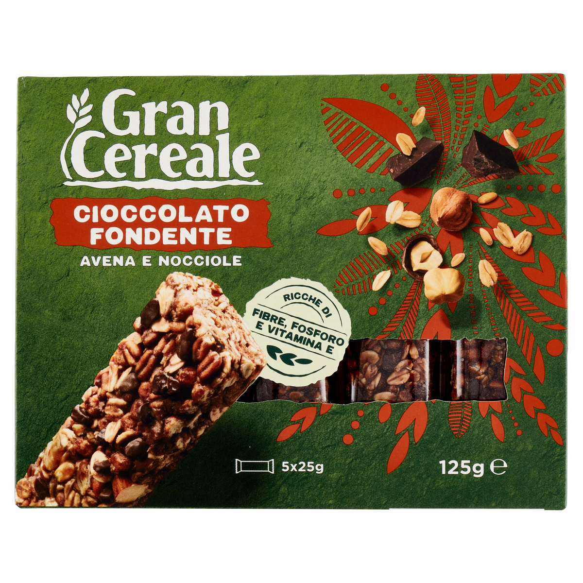 GRAN CEREALE BARRETTA CIOCCO X 5 125g (12 in a box)