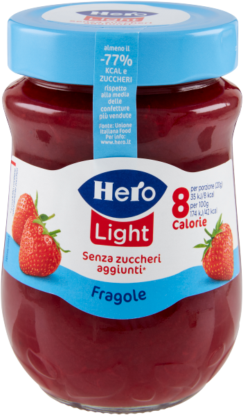 Hero Confettura Fragola Light Senza Zucchero 280 Gr