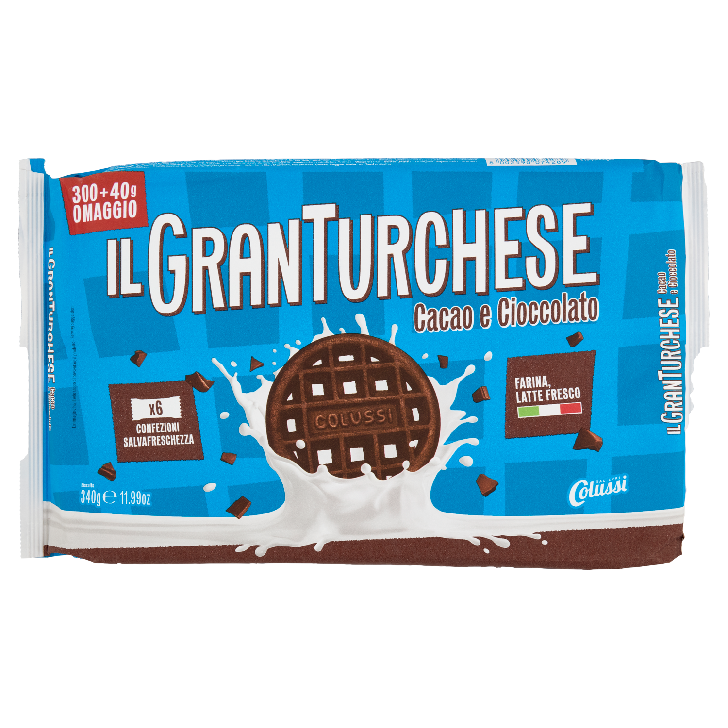 COLUSSI GRANTURCHESE CACAO 300g (12 in a box)