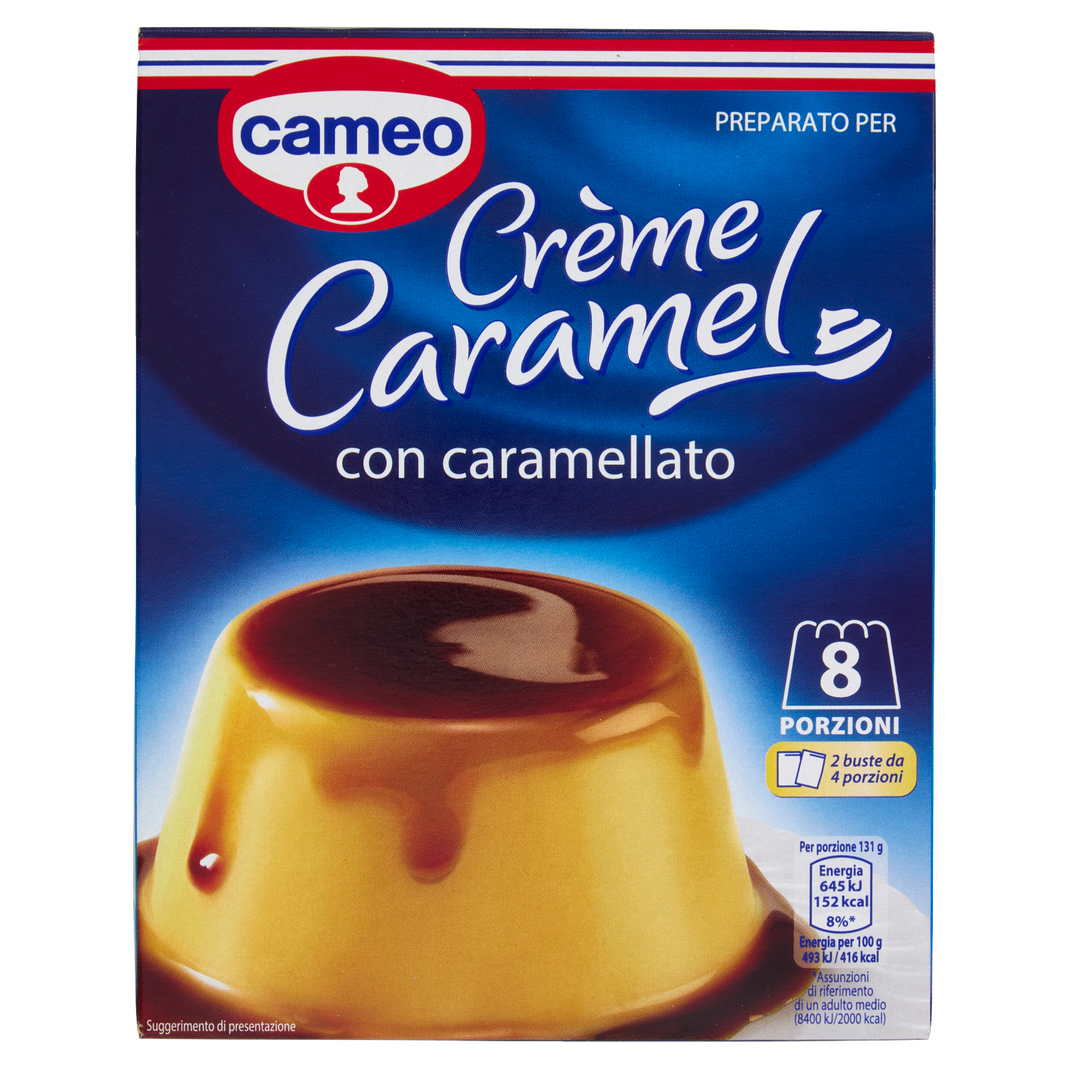CAMEO CREME CARAMEL 200g (8 in a box)