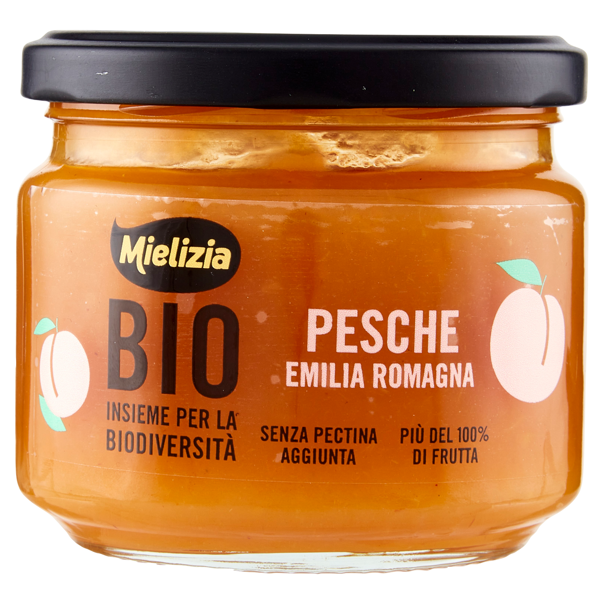 MIELIZIA CONFETTURA PESCA ORGANIC 250g (6 in a box)
