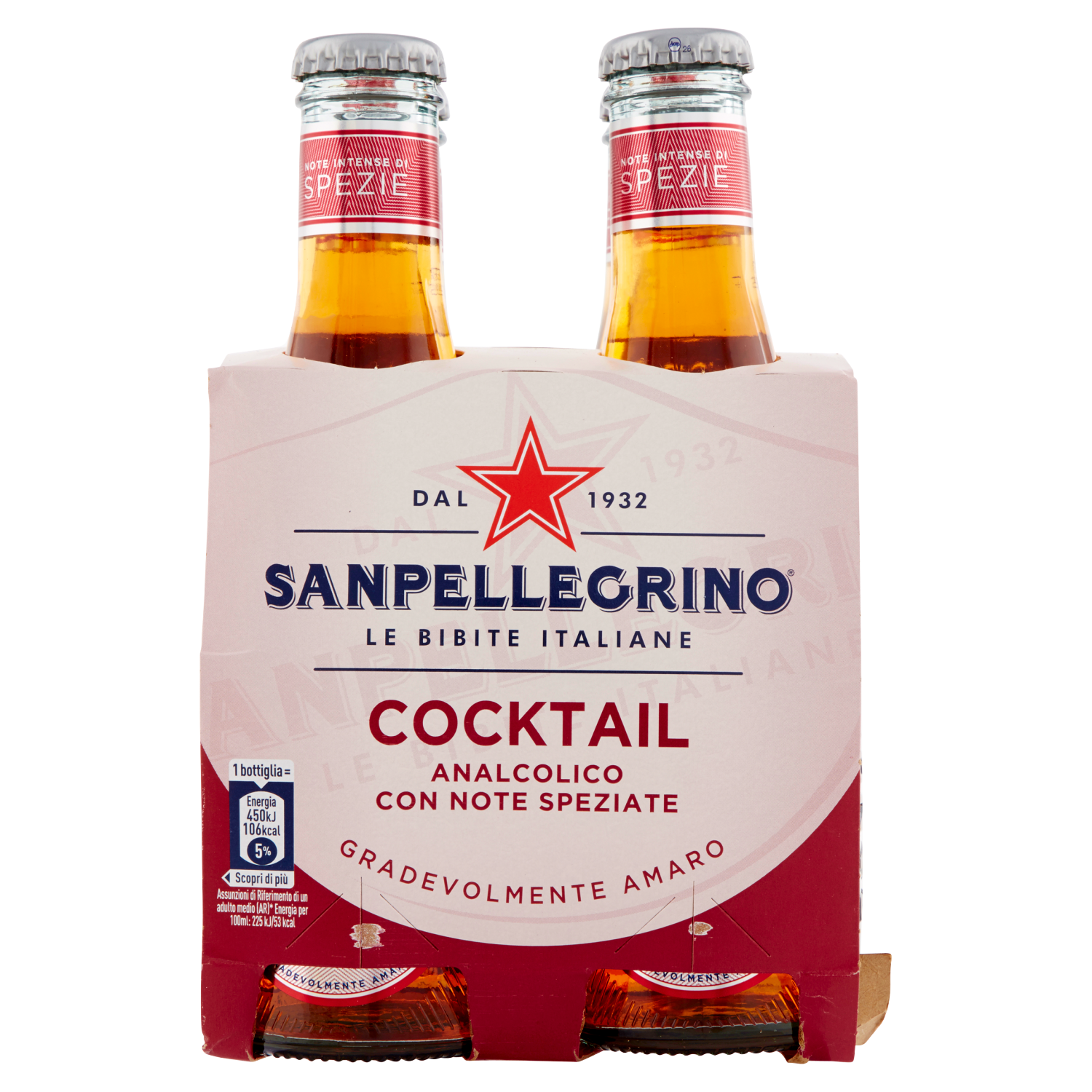 SANPELLEGRINO COCKTAIL ANALCOLICO 200ml X4 800ml (6 in a box)