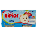 NIPIOL OMOGENEIZZATO ALLA FRUTTA MELA 80g X2 160g (12 in a box)