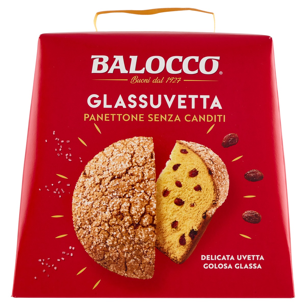 BALOCCO PANETTONE GLASSUVETTA SENZA CANDITI 750g (12 in a box)