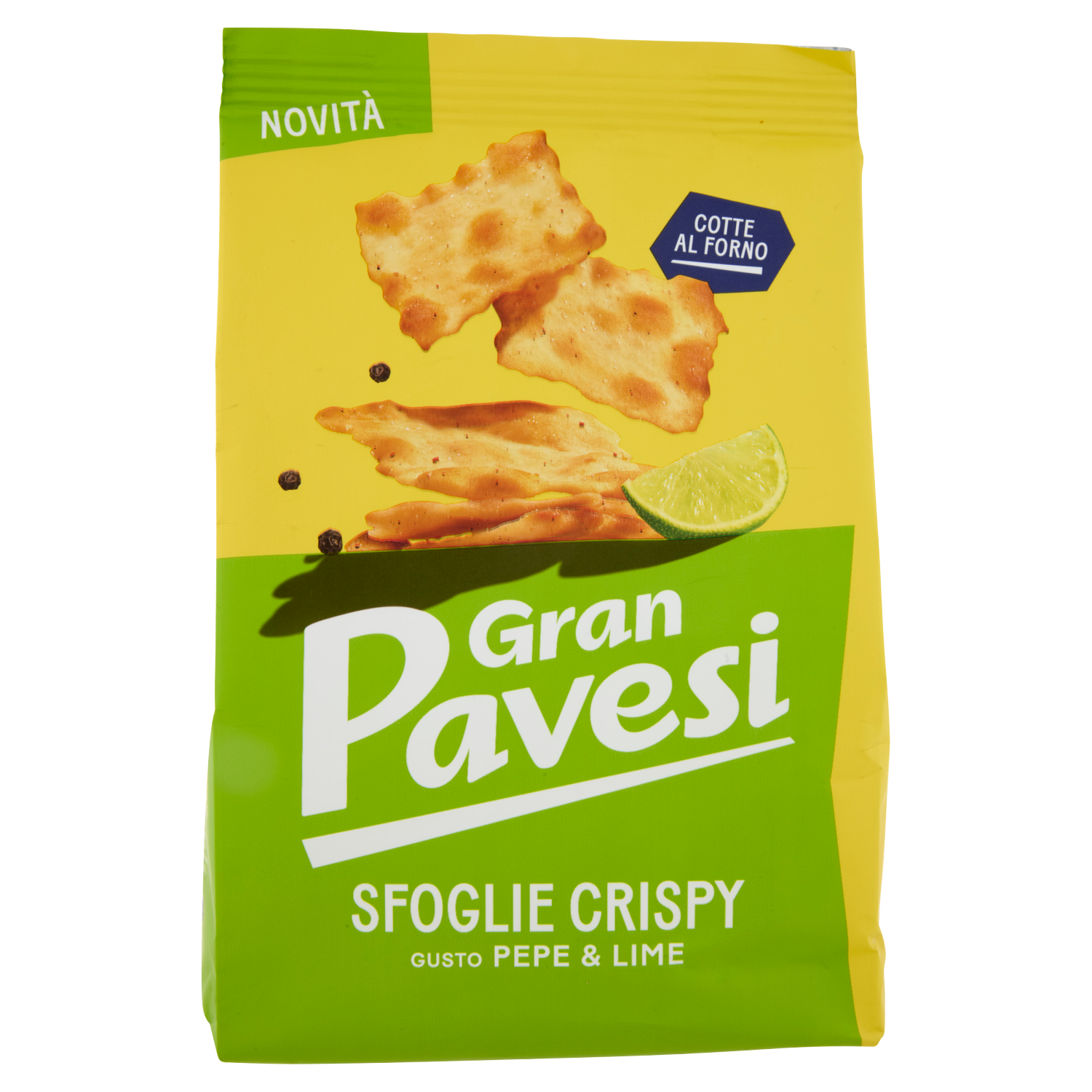 GRAN PAVESI SFOGLE LIME E PEPE 150g (12 in a box)