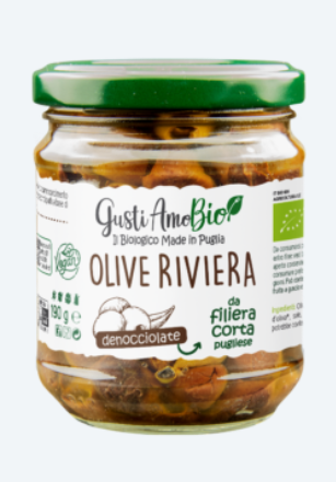 Bio Gustiamo Olive Riviera 200 Gr
