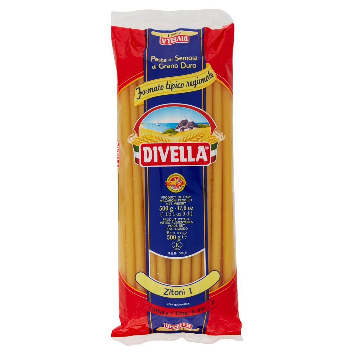 DIVELLA FORMATI SPECIALI ZITONI 500g (20 in a box)