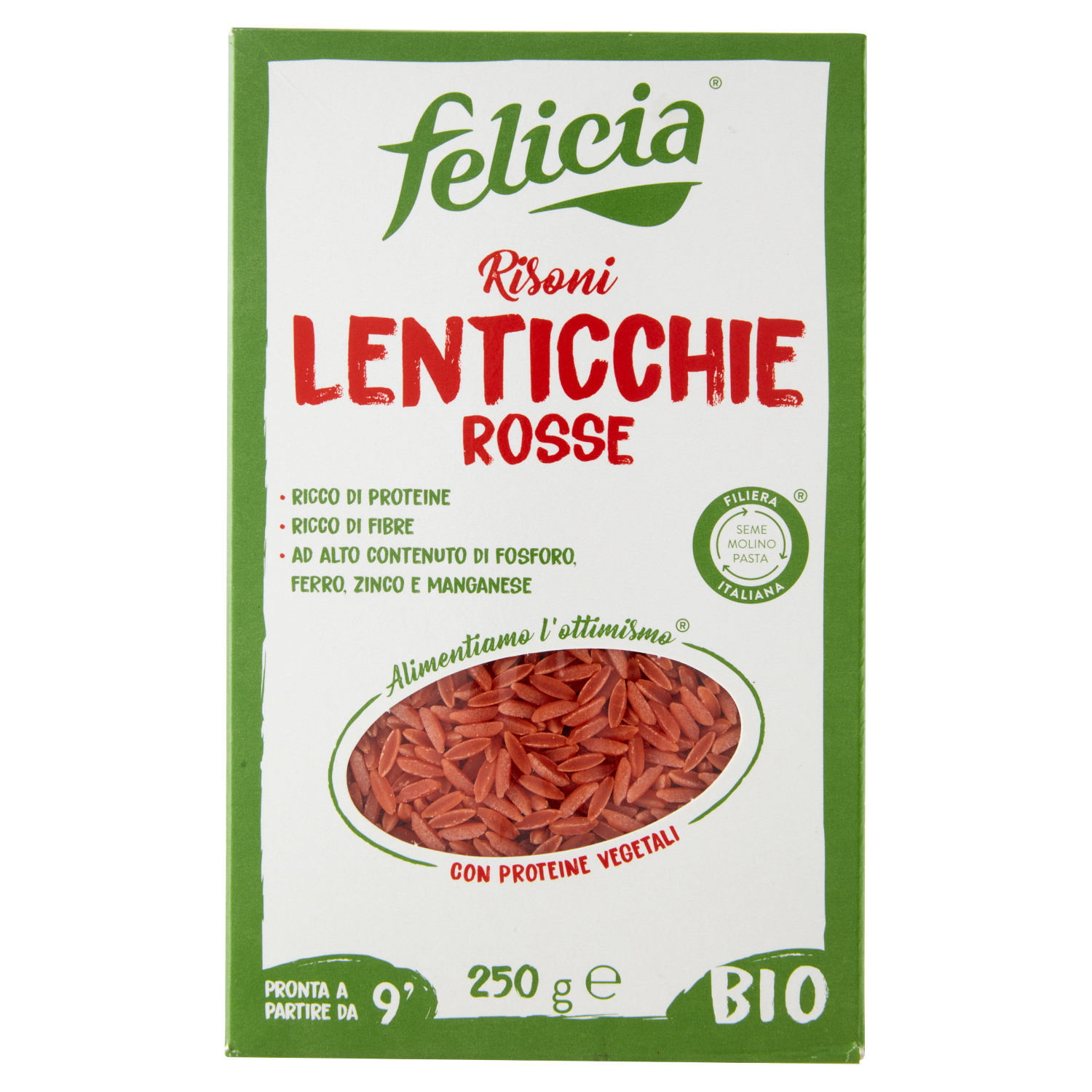 FELICIA RISONI LENTICCHIE 250g (12 in a box)